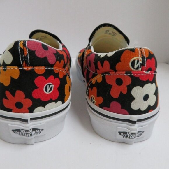 #53 Vans Classic Slip-On Shoes Peace Peace Floral Canvas Mens 11.5 Women’s 13 - Picture 4 of 5